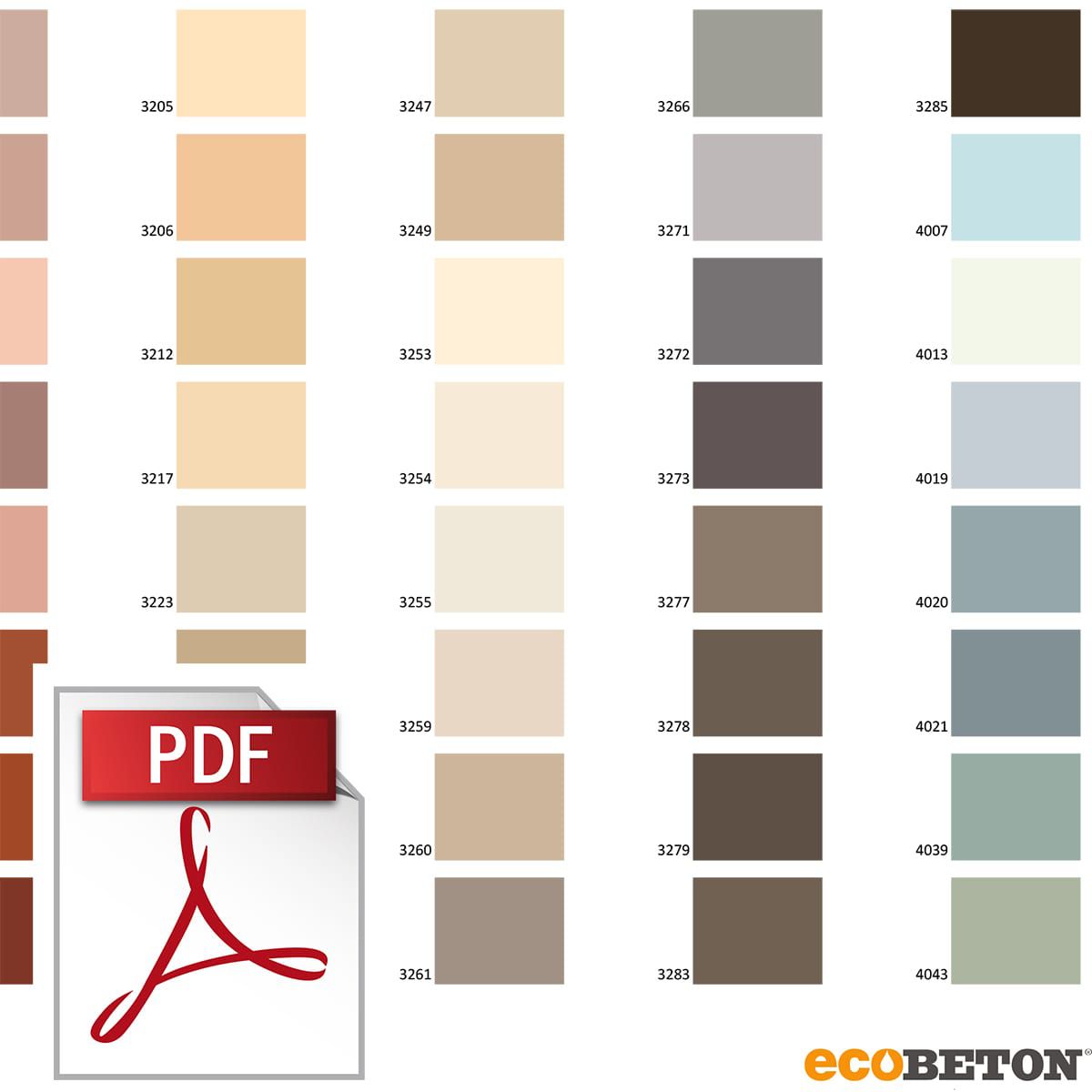 PDF Colors Map