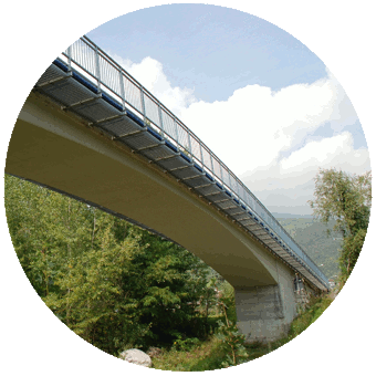 Vetrofluid per la protezione del calcestruzzo del ponte