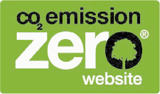 Logo certificato Zero emissioni CO2 del sito www.ecobeton.it