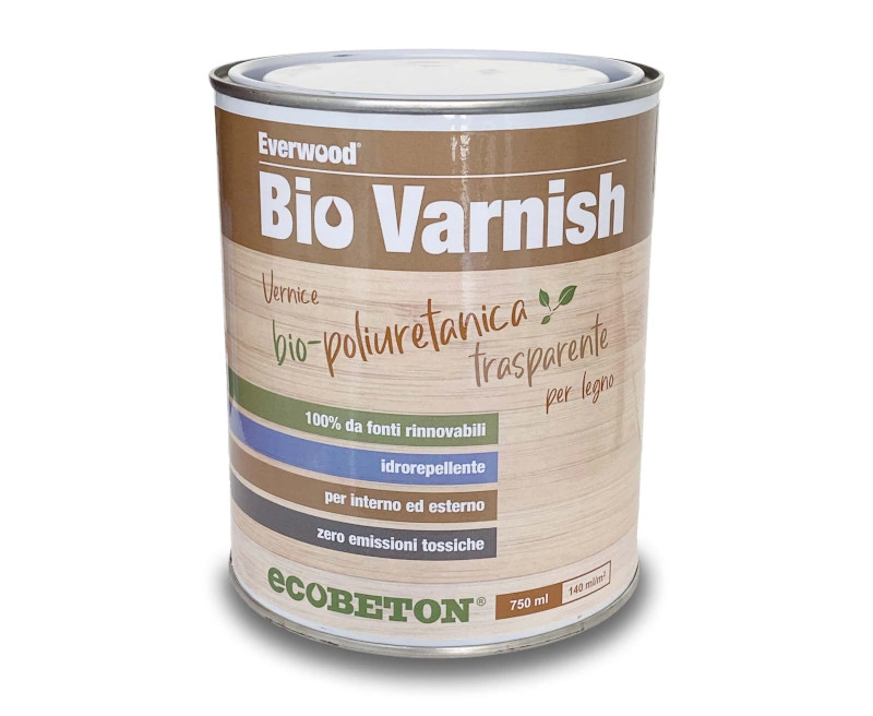 Ecobeton Everwood Bio Varnish - Vernice bio-poliuretanica trasparente
