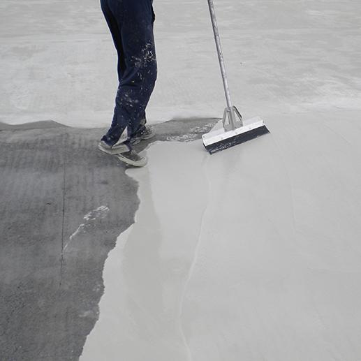 Protezione coating di un pavimento in calcestruzzo
