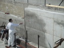 Waterproofing of a basement wall with Vetrofluid