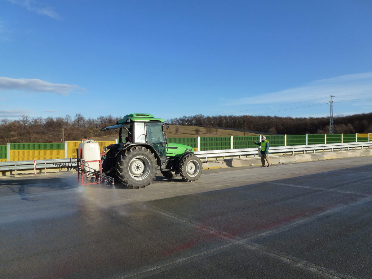 Ecobeton Pavishield su autostrada